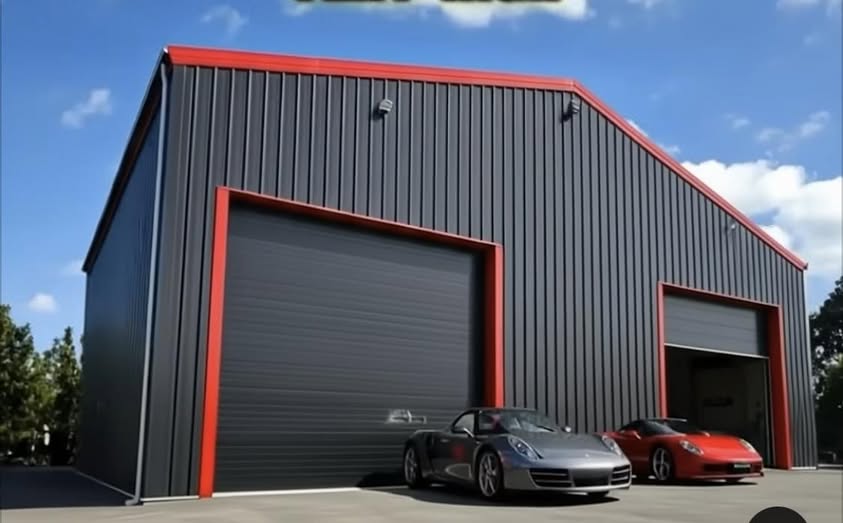 48 × 50 Big Man-Cave steel building