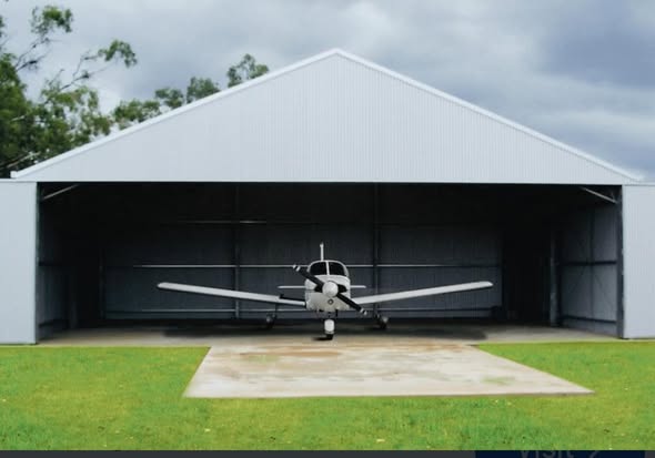 70 × 80 Airplane Hangar steel building